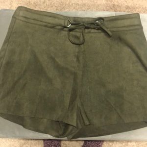 NWT suede like short/skirt